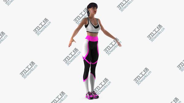 images/goods_img/20210312/3D Woman in Sportswear T-Pose/2.jpg